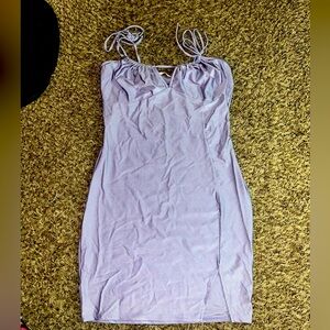 Super cute silk, body contour club dress from Shein💜